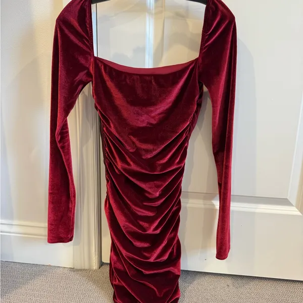 Lucy in the Sky velvet strapless dress - Image 2