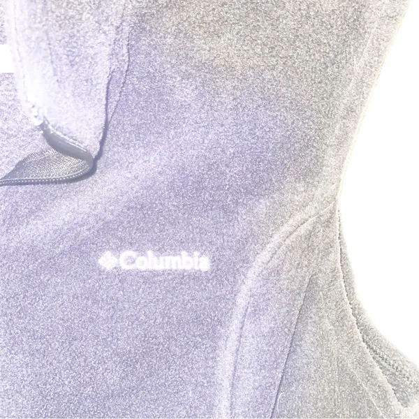 Columbia Size Large Black‎ Fleece Full Zip Sleeveless Vest Outerwear - Image 2