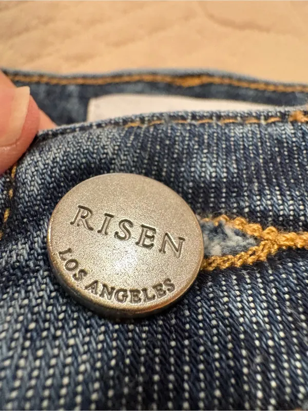 Risen Los Angeles women’s jeans style RDP5599 size 11/30 blue - Image 8