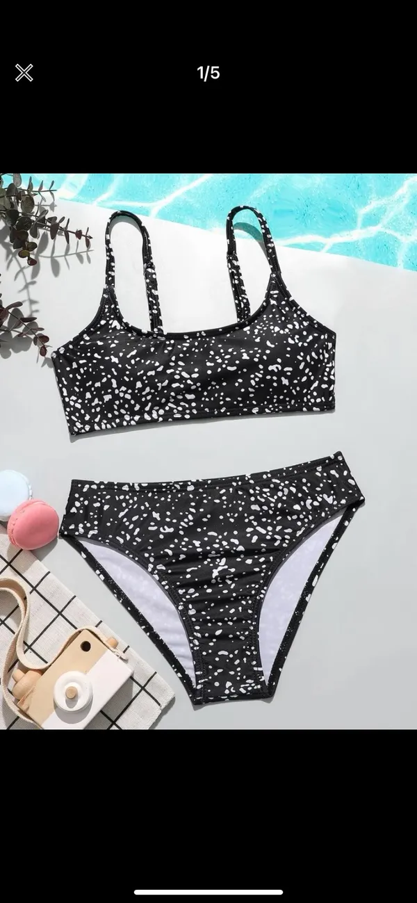 SheIn Dalmatian Spot Bikini - Image 4