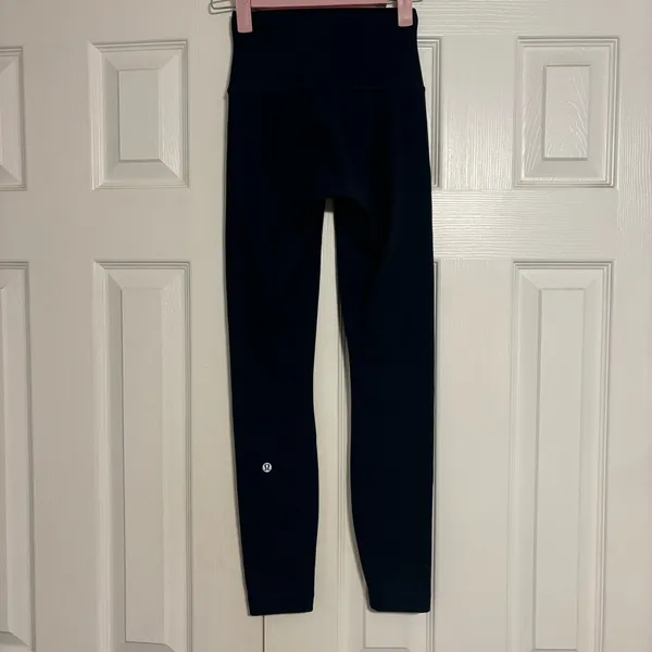 Lululemon Wunder Train Contour Fit High-Rise Leggings 25" True Navy - Image 4