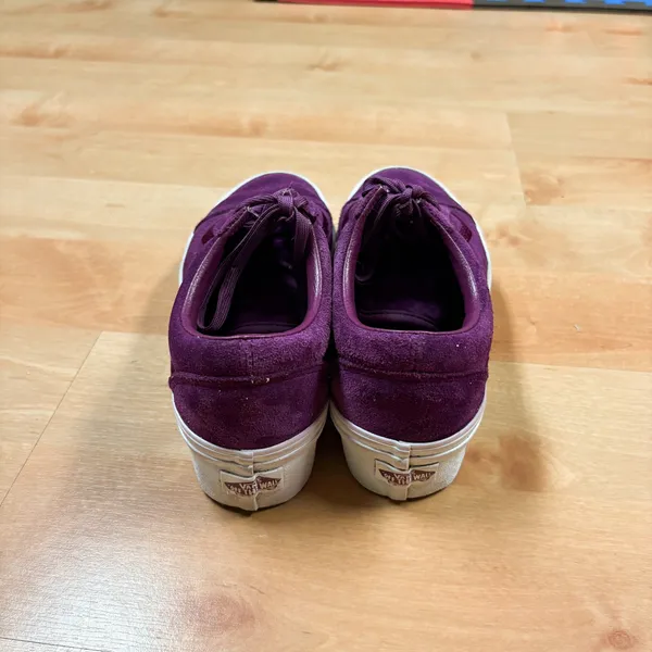 Vans Purple High Top Platform Sneakers - Image 4