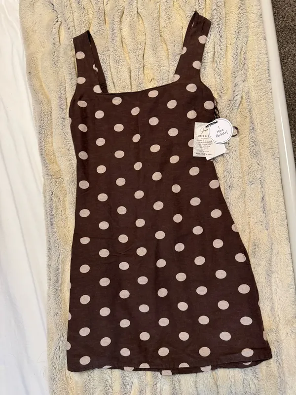 Japna Polka Dot Mini Dress - Image 2