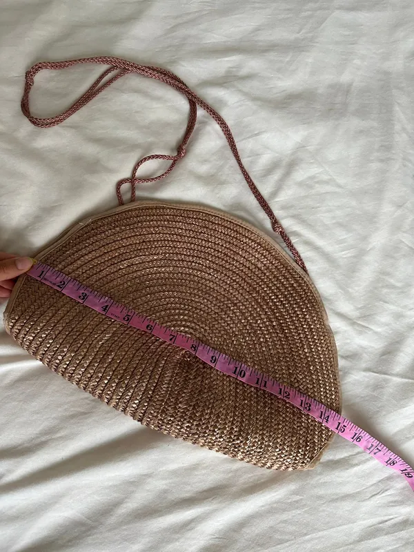 Vintage Straw Bag - Image 4