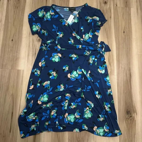 NEW Stitch Fix Donna Morgan Donna Morgan Floral Faux Wrap Dress Women’s 18W - Image 5