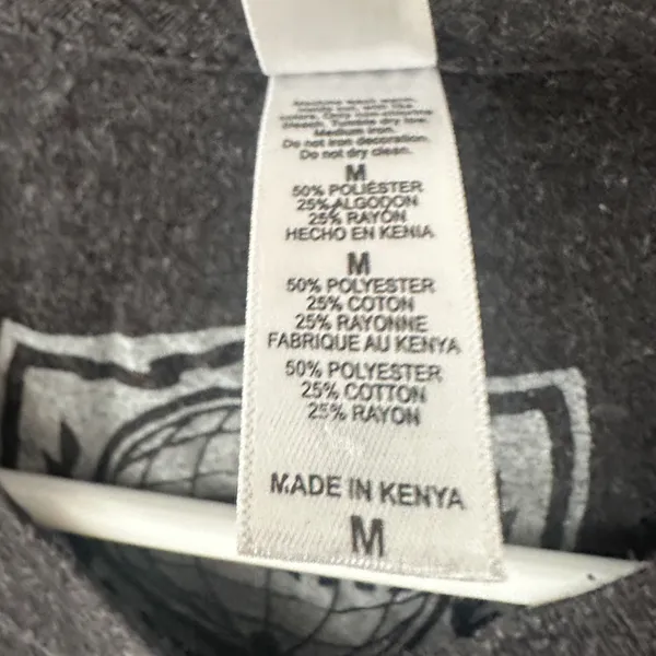Canvas Lake Tahoe Grey T-Shirt Size M - Image 5