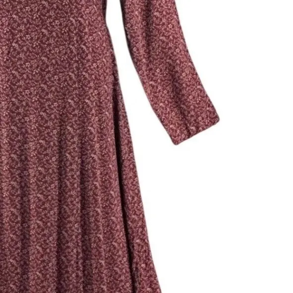 LL Bean Womens Prairie Dress 16 Vintage Cottagecore Simple Rayon Soft Flowy - Image 5
