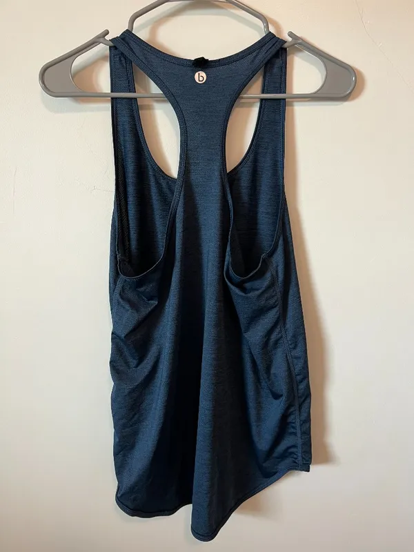 Blue Athletic Racerback Tank - Image 2
