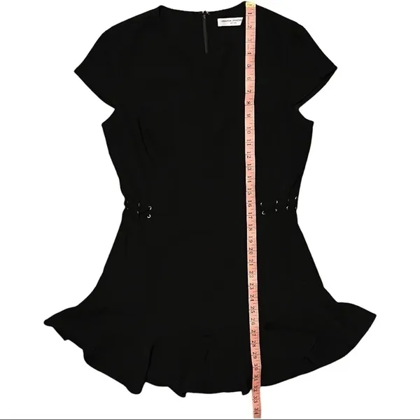 Amanda Uprichard Little Black Dress Size M - Image 4