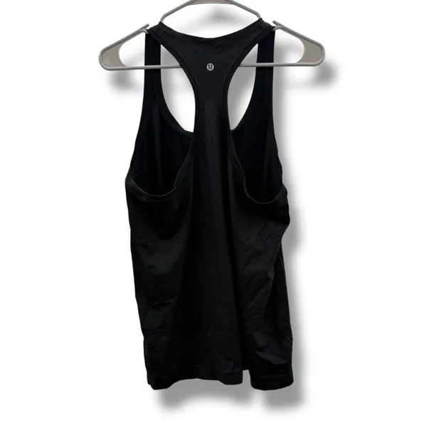 Lululemon Swiftly Tech Racerback Tank Top 2.0 Women Size 12 Black Seamless‎ - Image 2