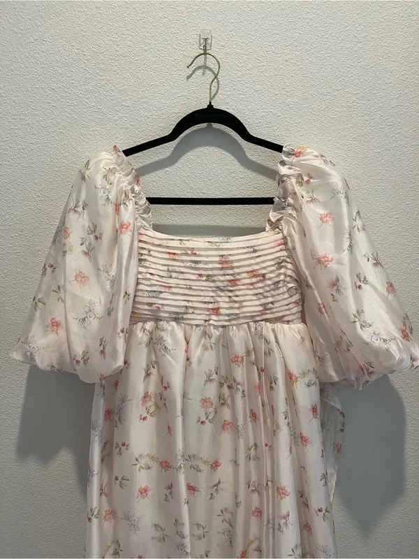 NWT Worth Collective Melody Maxi Dress Size Large L Pink Floral maternity - Image 2