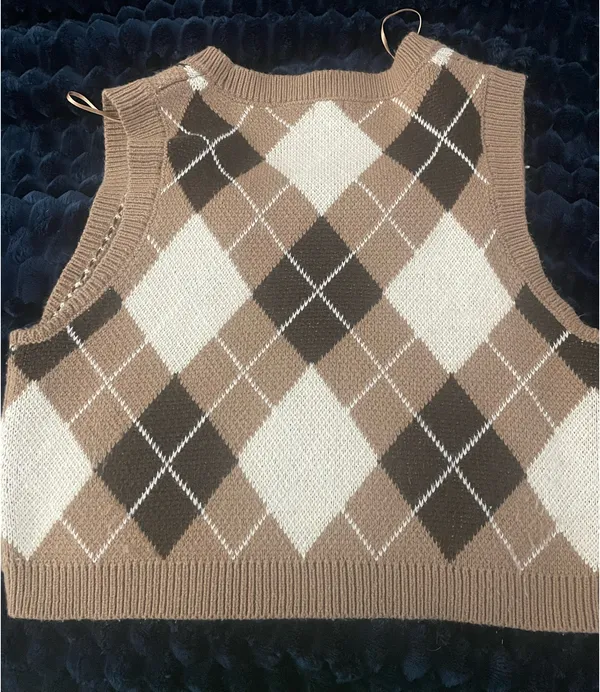 Garage V-Neck sweater vest - Image 3
