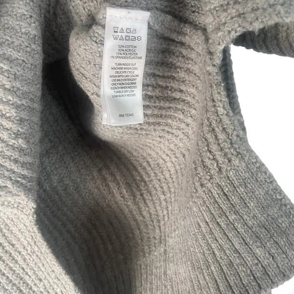 Rachel‎ Zoe Women's Size XS Classic Basic Grey Knit Sweater - Image 7