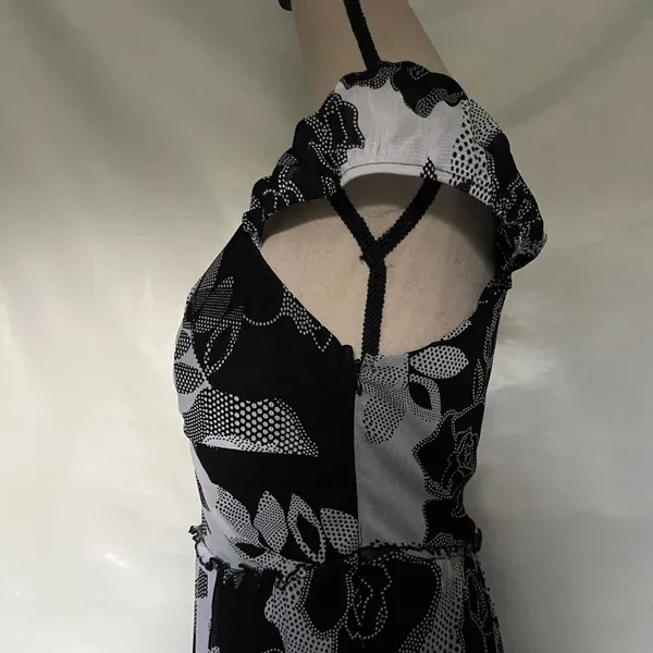 Signature Sangria Midi Floral Dress 10 Romantic Old Hollywood Retro Rockabilly - Image 14