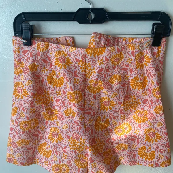 Zara floral pattern shorts - Image 2