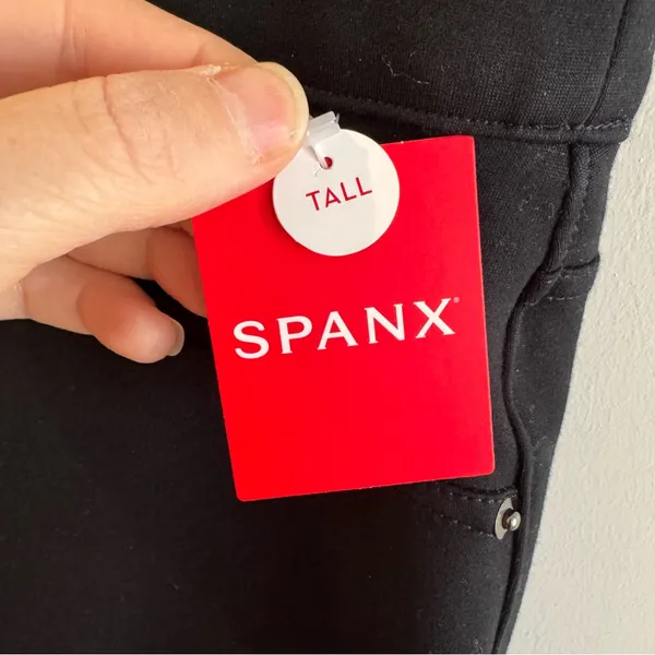 NWT Spanx Black 4 Pocket Skinny in Ponte Pants Size XL Tall‎ - Image 5