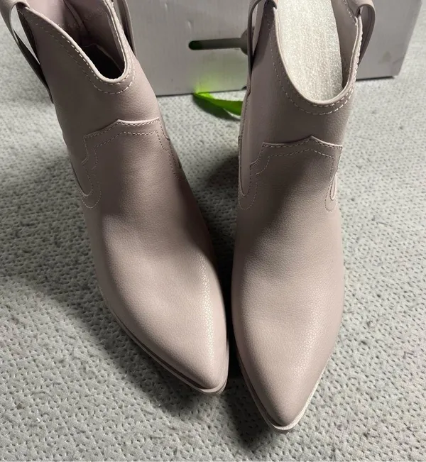 Call It Spring Outlaw Western Rodeo Cowgirl Ankle Booties Boots Size 7.5 NIB - Image 4