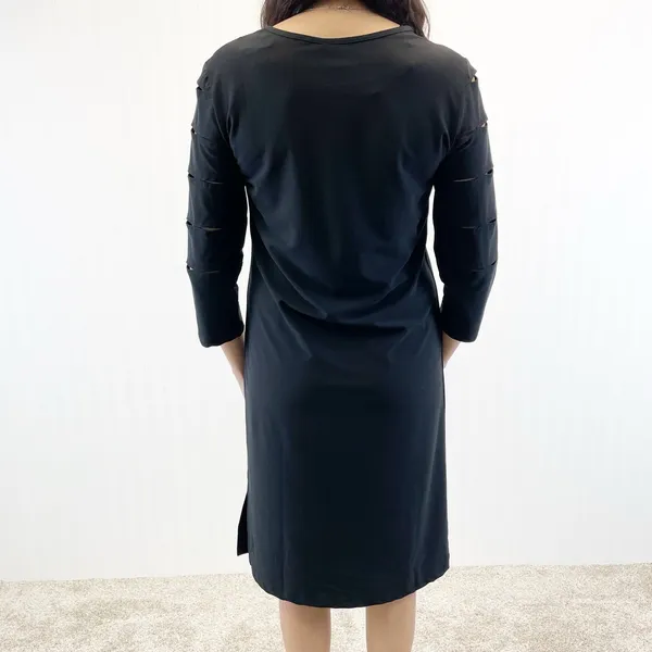 NEW Love Scarlett Womens S Knit Dress Black Cutout s Grunge Gothic‎ Stretchy - Image 7