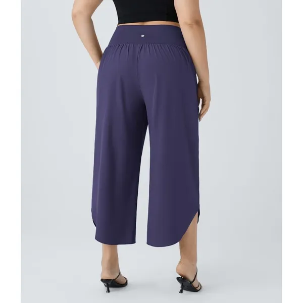 Halara Breezeful High Waisted Crossover Pocket Quick‎ Dry Pants Patriot Blue 1X - Image 2