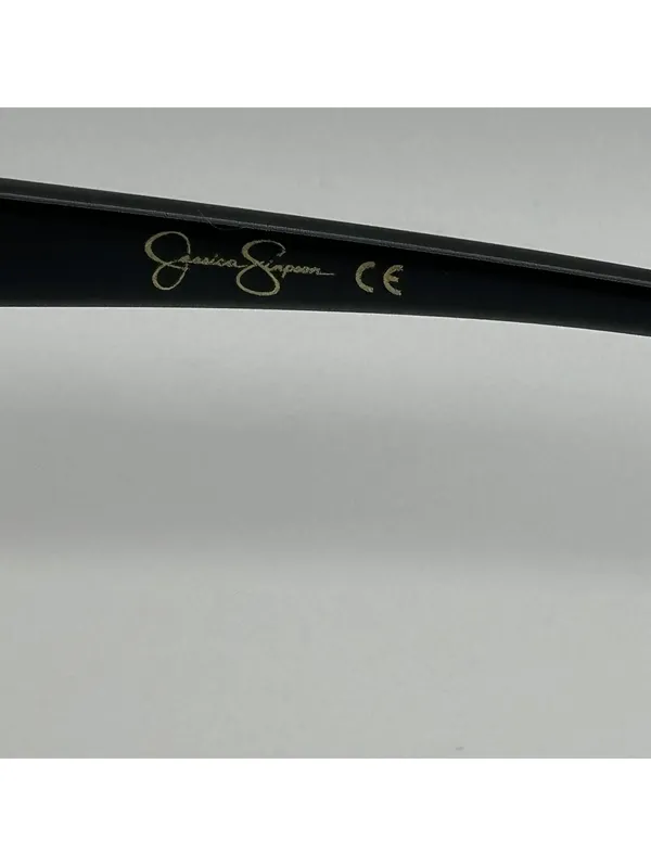 Jessica Simpson Gold Tone Square Gradient Sunglasses Black Temples - Image 6