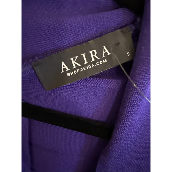 Akira Soft Glam Midi Purple Bandage Dress Size Small NWOT Homecoming Wedding - Image 2
