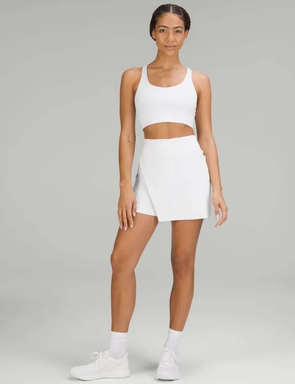Lululemon Super-High-Rise Side-Slit Tennis Skirt White 8 - Image 9