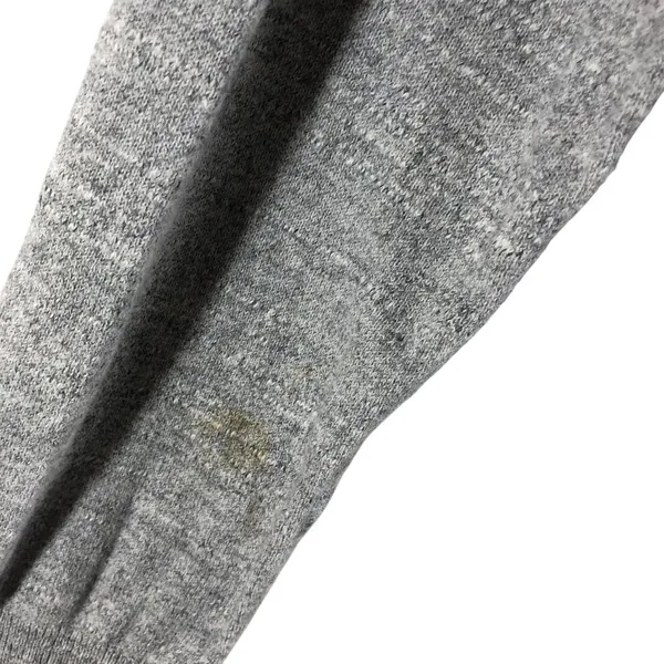 J Crew Womens Sweater Gathered Hem Cotton Crew Neck Gray M - Image 3