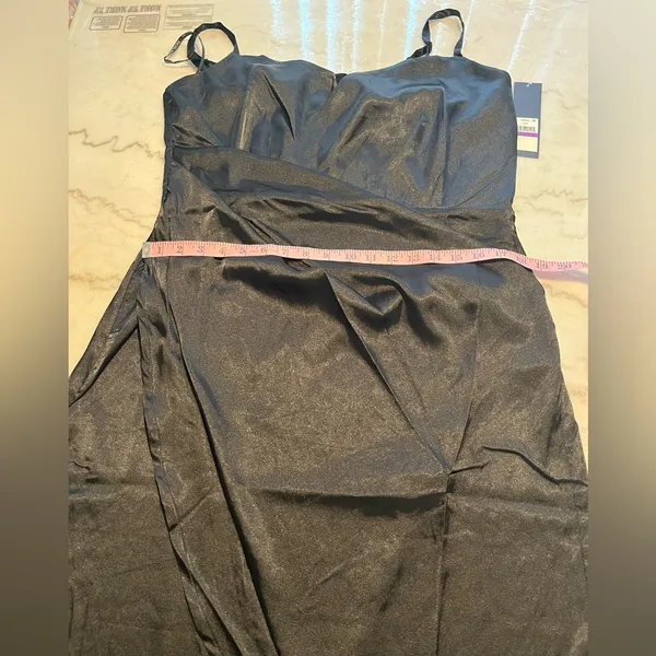 Rachel Roy Black Satin‎ Garment - Image 7