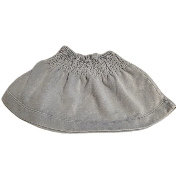 Aerie Cloud Wash Smocked Waist Sweatshirt Mini Skirt XS Soft Girl Y2K Lounge - Image 5