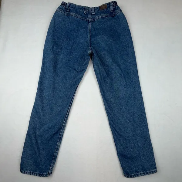 Designed With Your Body In Mind Jeans Women 10P Blue Vintage Style Elastic Waist - Image 7