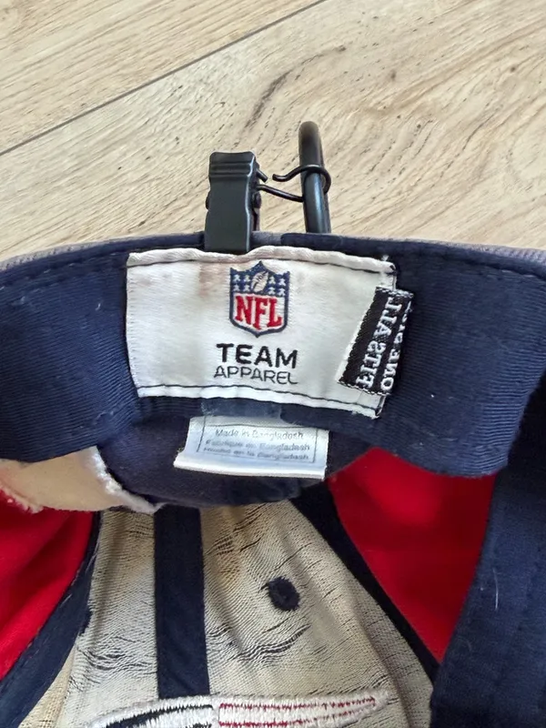 New England Patriots NFL Team Apparel Baseball Cap with Logo and Embroidered Det - Image 5