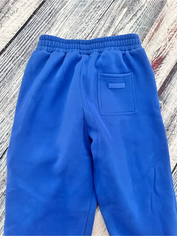 COMFRT Airplane Mode Travel Joggers Royal Blue Fleece Pants - Image 5