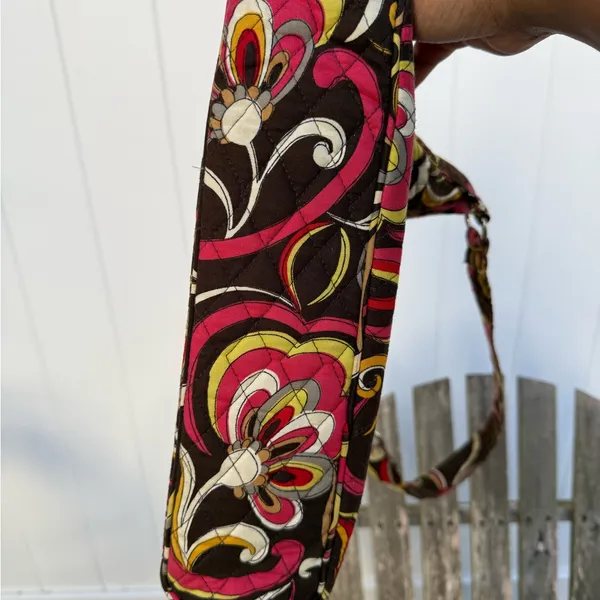 VERA BRADLEY Lisa B PUCCINI Shoulder Tote Handbag‎ 14x10” W - Image 7