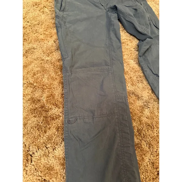 KUHL Women’s Spire Roll-Up Convertible Hiking Pants Gray Charcoal Gorpcore - Image 2