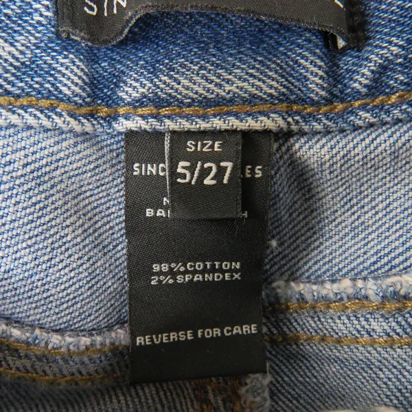 Sincerely Jules High Rise Wide Leg Jeans Medium Wash Baggy Denim Size 5 Size 27 - Image 5