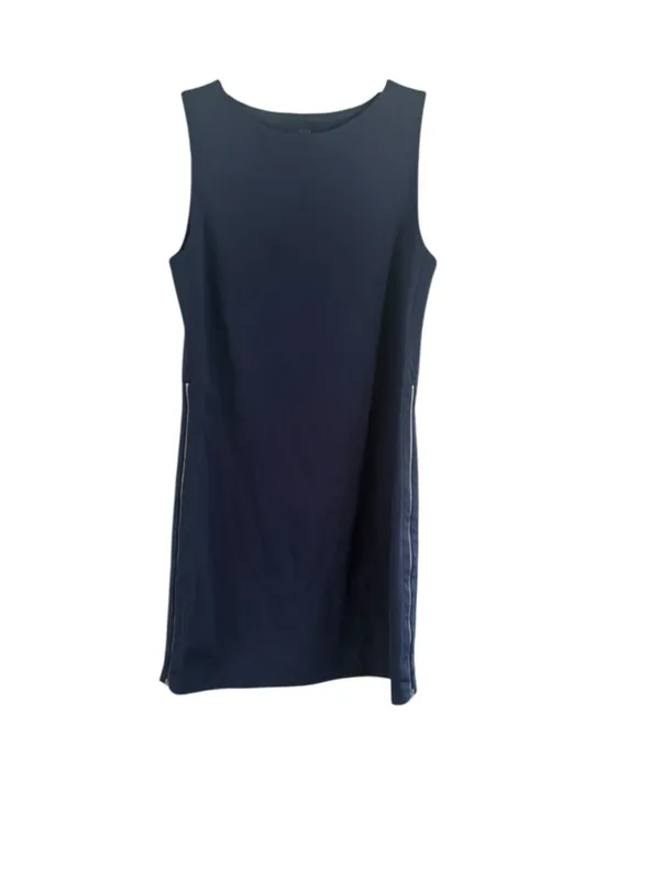 Women's COS Navy Sleeveless Mini Dress with Side Zippers XS - Image 8
