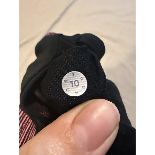 Lululemon Energy Bra Downpour Electric Coral Black Pink Workout Yoga No Pads 10 - Image 6