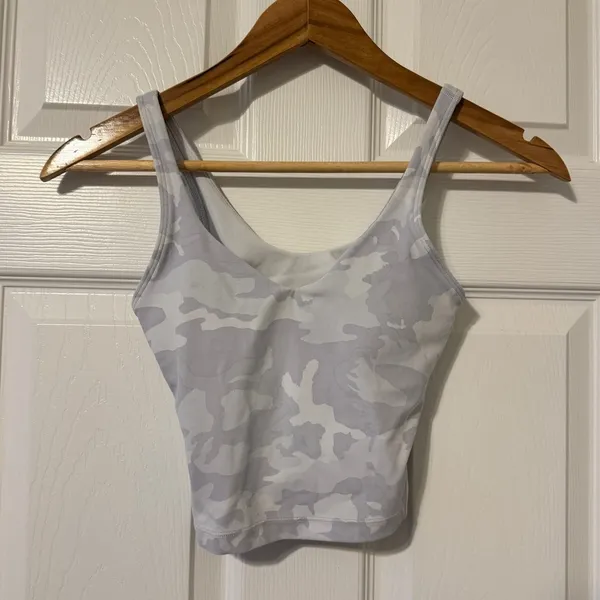 Lululemon Align Tank Incognito Camo Alpine White Multi Size 0 - Image 2