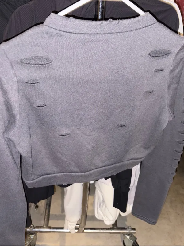 Alo Yoga Warrior ribbed long sleeve sweatshirt size XS/S - Image 5