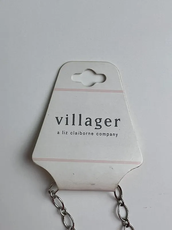 Liz Claiborne Villager Flowers Beaded Necklace - Image 3