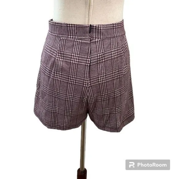Altar'd State ✨Plaid Burgundy Mini Skort✨ - Image 5