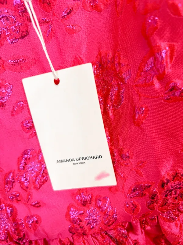 NEW Amanda Uprichard Addison Fuchsia Bubble Mini Dress, Medium, MSRP $236 - Image 13