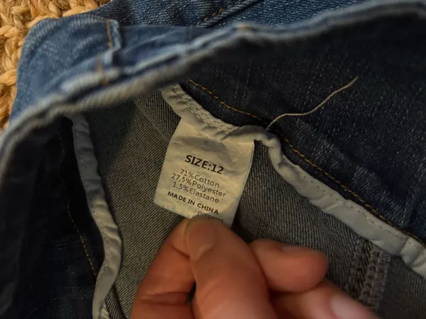 70’s Flare Jeans Blue Size 12 - Image 4