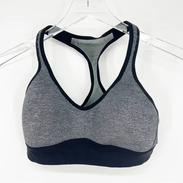 Lululemon‎ Speed Up High Support Sports Bra Women's 4 Gray Running Training - Image 3