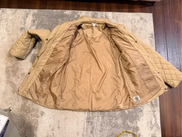 White Stag Quilted Lightweight Jacket in Beige - Image 8