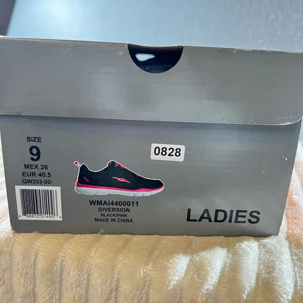 828 | NIB Avia Diversion‎ Black Pink Mesh Athletic Running Sneakers Womens 9 - Image 10