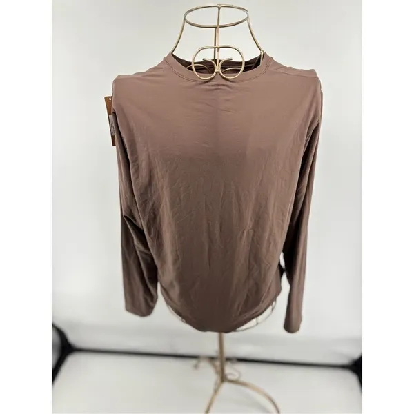 SKIMS Fits Everybody Long Sleeve Bodysuit Umber 4X NWT - Image 7