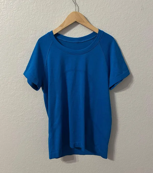Lululemon Swiftly Tech Short Sleeve Tee Shirt 2.0 Race Length (Poolside Color) - Image 2