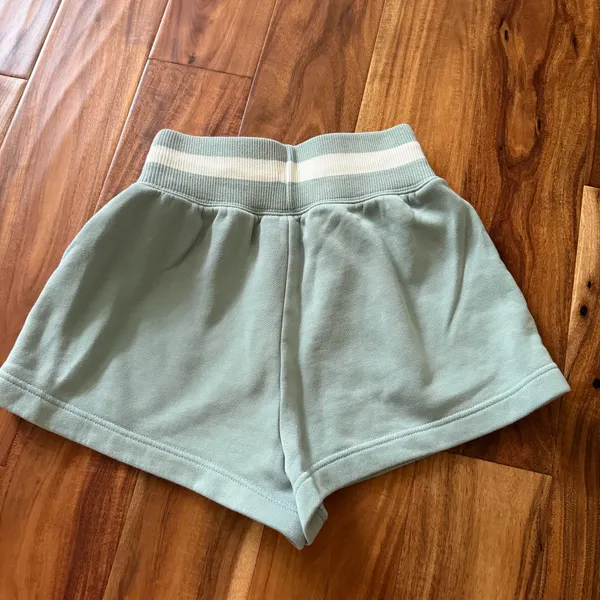 Nike Women’s Mint Green High Waisted Drawstring Embroidery Shorts - Image 6