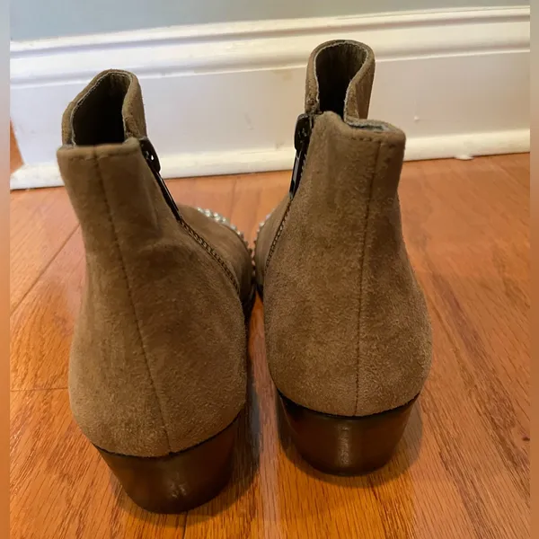 Steve Madden Praque Studded Leather Ankle Boots – Edgy Retro Tan – Size 7 - Image 5